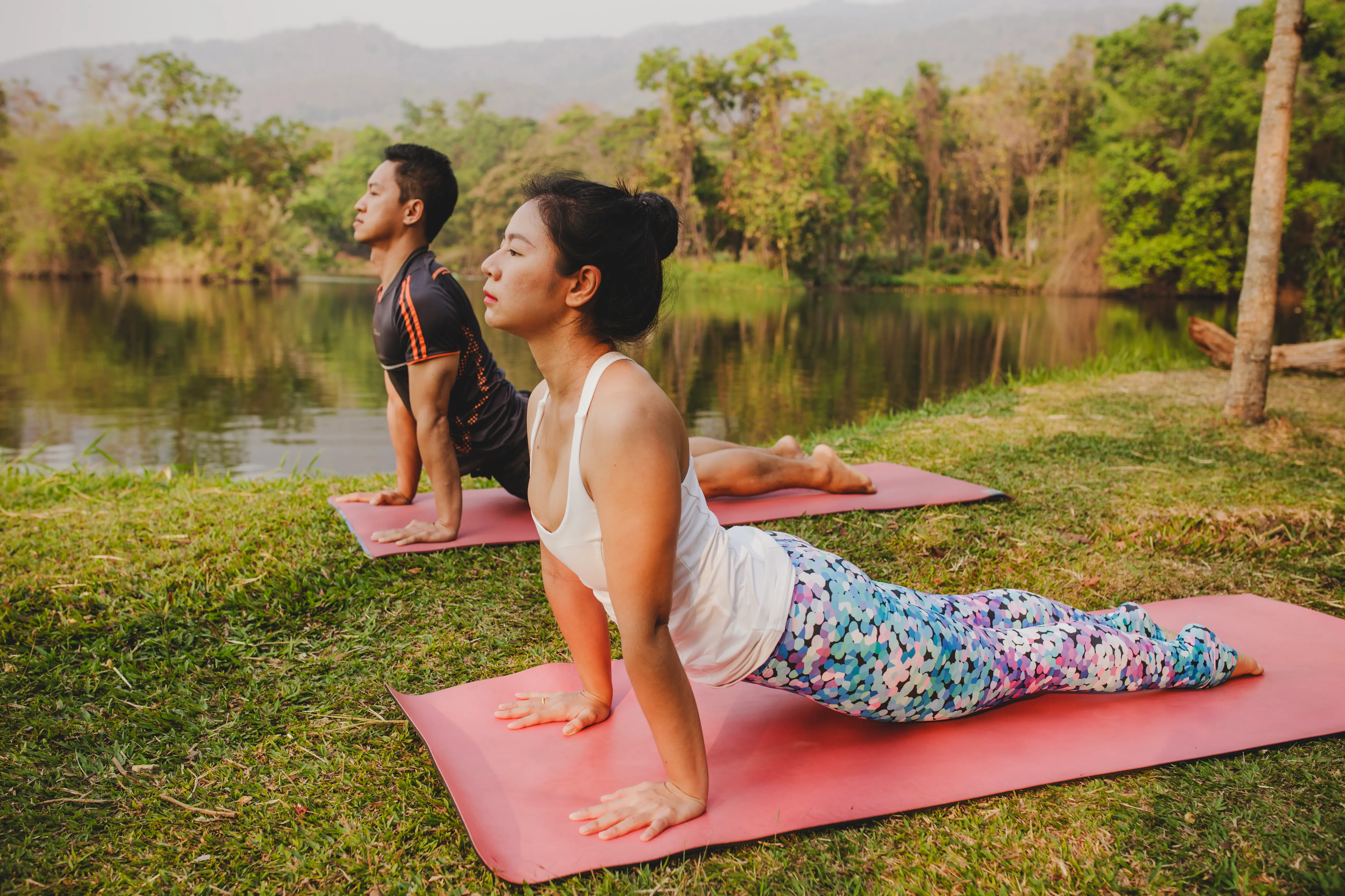 Yoga session on Unawatuna beach