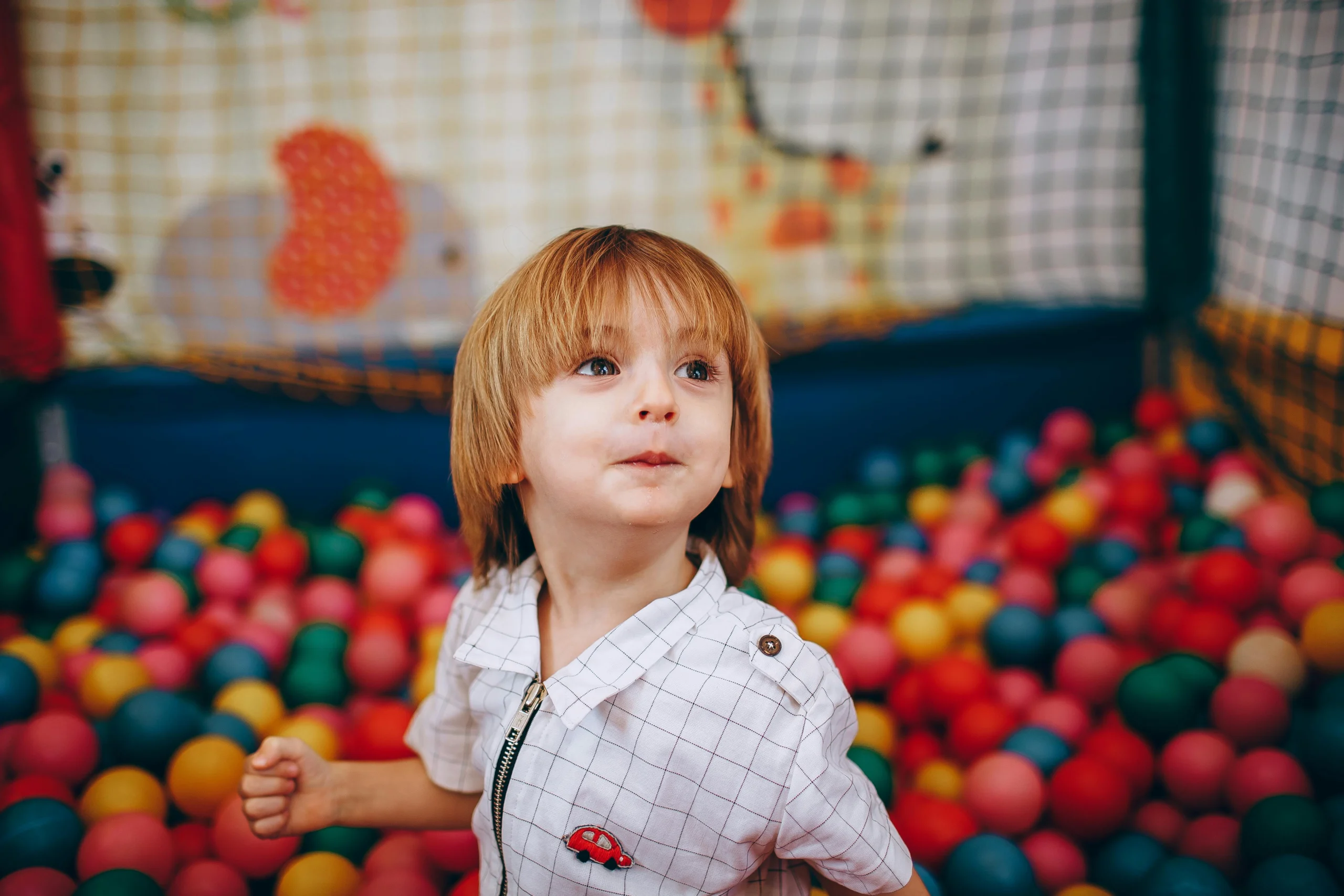 Children building sandcastles